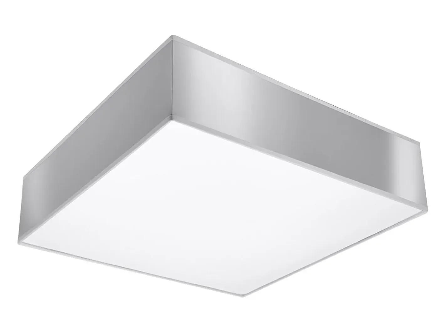 Sollux Lighting Plafón-Lámparas de techo Care minimalista de CLORURO DE POLIVINILO - 2 fuentes luminosas 3000K - L.35 x A.11 cm - Gris