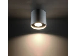 Sollux Lighting Lámparas de techo Celeris moderno de aluminio - 1 fuentes luminosas 4000K - L.10 x A.10 cm - Gris Online