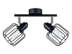 Sollux Lighting Lámparas de techo Celubi moderno de acero - 2 fuentes luminosas 4000K - L.27 x A.19 cm - Negro Online