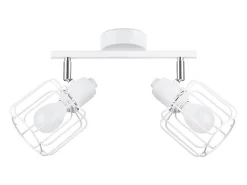 Sollux Lighting Lámparas de techo Celubi moderno de acero - 2 fuentes luminosas 4000K - L.27 x A.19 cm - Blanco