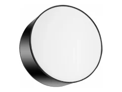 Sollux Lighting Plafón-Lámparas de techo Cercle minimalista de CLORURO DE POLIVINILO - 1 fuentes luminosas 4000K - L.25 x A.11 cm - Negro