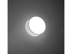 Sollux Lighting Lámparas de techo Cercle minimalista de CLORURO DE POLIVINILO - 1 fuentes luminosas 4000K - L.25 x A.11 cm - Blanco Online