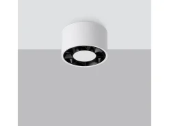 Sollux Lighting Lámparas De Techo Dio Minimalista De Aluminio - 9 Fuentes Luminosas - L.10 X A.5,7 Cm - Blanco New