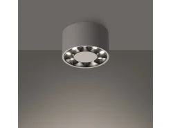 Sollux Lighting Lámparas De Techo Dio Minimalista De Aluminio - 9 Fuentes Luminosas - L.10 X A.5,7 Cm - Blanco New