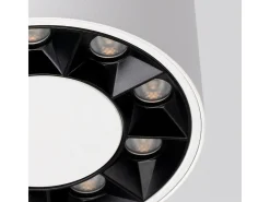 Sollux Lighting Lámparas De Techo Dio Minimalista De Aluminio - 9 Fuentes Luminosas - L.10 X A.5,7 Cm - Blanco New