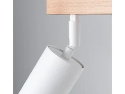 Discount Sollux Lighting Lámparas de techo Flare moderno de acero/madera - 2 fuentes luminosas 4000K - L.46 x A.17,5 cm - madera blanca Blanco
