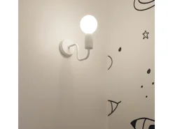Sollux Lighting Plafón-Lámparas de techo Infinix industrial de acero - 4 fuentes luminosas 3000K - L.78 x A.15,5 cm - Blanco