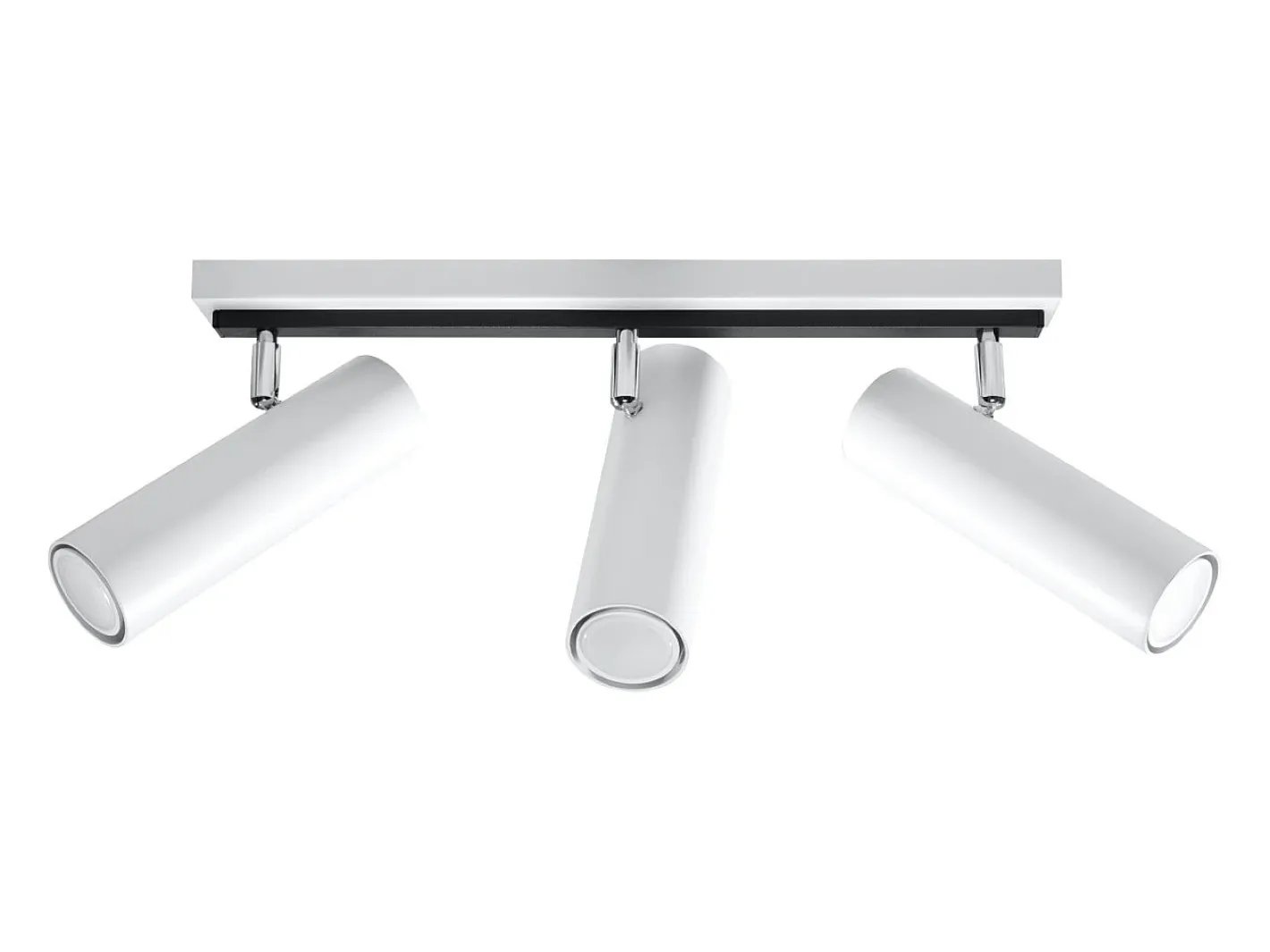 Sollux Lighting Lámparas de techo Invicta moderno de acero - 3 fuentes luminosas 3000K - L.45 x A.20 cm - Blanco Hot