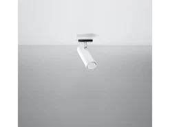 Sollux Lighting Lámparas de techo Invicta moderno de acero - 1 fuentes luminosas 3000K - L.8 x A.20 cm - Blanco Sale