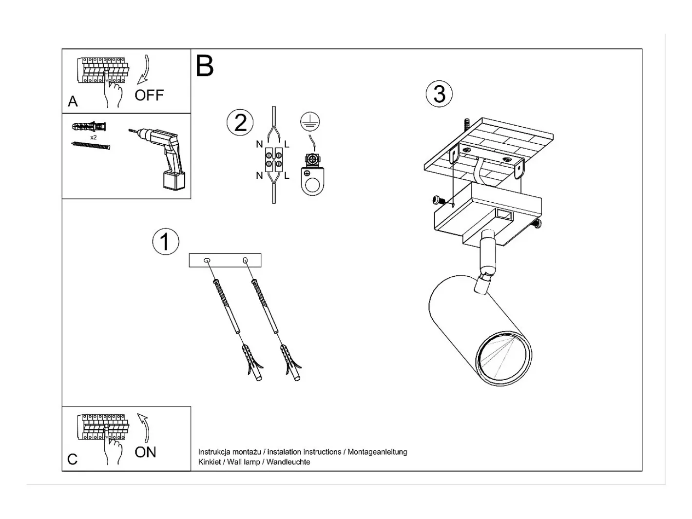 Sollux Lighting Lámparas de techo Invicta moderno de acero - 1 fuentes luminosas 4000K - L.8 x A.20 cm - Blanco Discount