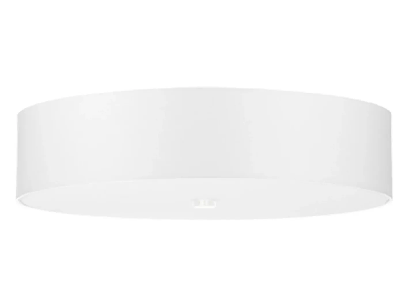 Sollux Lighting Lámparas de techo Kalmaris minimalista de tela/vidrio/acero - 5 fuentes luminosas 3000K - L.50 x A.16 cm - Blanco Hot