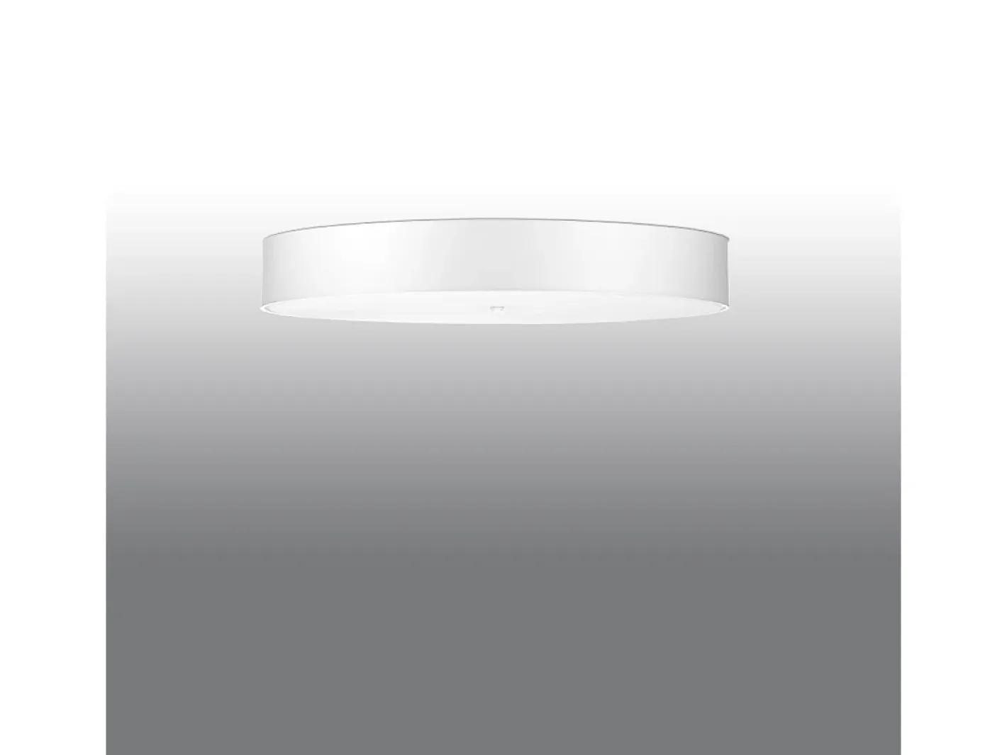 Sollux Lighting Lámparas de techo Kalmaris minimalista de tela/vidrio/acero - 6 fuentes luminosas 3000K - L.100 x A.20 cm - Blanco Online