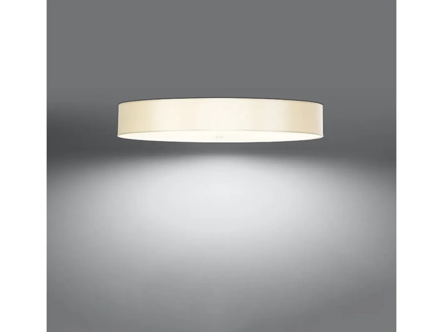 Sollux Lighting Lámparas de techo Kalmaris minimalista de tela/vidrio/acero - 6 fuentes luminosas 4000K - L.100 x A.20 cm - Blanco Best