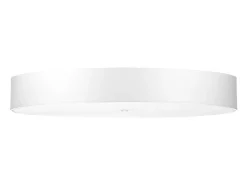 Sollux Lighting Lámparas de techo Kalmaris minimalista de tela/vidrio/acero - 6 fuentes luminosas 4000K - L.100 x A.20 cm - Blanco Best