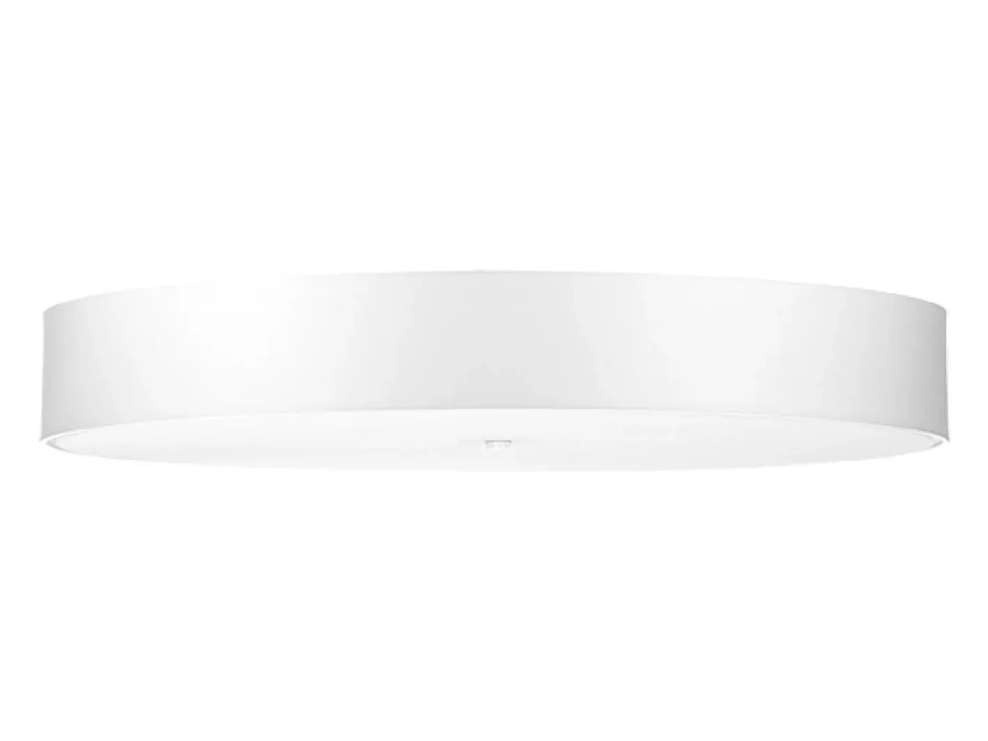 Sollux Lighting Lámparas de techo Kalmaris minimalista de tela/vidrio/acero - 6 fuentes luminosas 4000K - L.100 x A.20 cm - Blanco Best