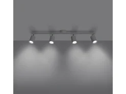 Sollux Lighting Lámparas De Techo Lemmi Moderno De Acero - 4 Fuentes Luminosas - L.100 X A.20 Cm - Blanco Clearance