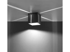 Discount Sollux Lighting Lámparas de techo Luminara moderno de aluminio - 1 fuentes luminosas 4000K - L.10 x A.10 cm - Gris