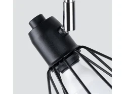 Sollux Lighting Lámparas de techo Lunova moderno de acero - 3 fuentes luminosas 3000K - L.52 x A.19 cm - Negro Sale