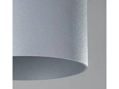 Sollux Lighting Plafón-Lámparas De Techo Mika Minimalista De Aluminio - 1 Fuentes Luminosas - L.12 X A.11 Cm - Gris