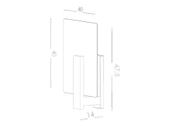 Sollux Lighting Plafón-Lámparas de techo Nappo escandinavo de madera/vidrio - 2 fuentes luminosas 3000K - L.40 x A.47,5 cm - Blanco