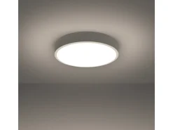 Clearance Sollux Lighting Lámparas De Techo Onyx Minimalista De Aluminio - 1 Fuentes Luminosas - L.40 X A.6 Cm - Blanco