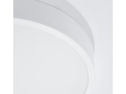 Clearance Sollux Lighting Lámparas De Techo Onyx Minimalista De Aluminio - 1 Fuentes Luminosas - L.40 X A.6 Cm - Blanco
