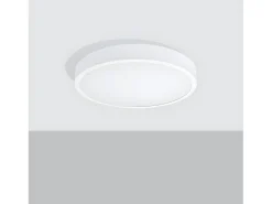 Sollux Lighting Lámparas De Techo Onyx Minimalista De Aluminio - 1 Fuentes Luminosas - L.50 X A.6 Cm - Blanco Clearance