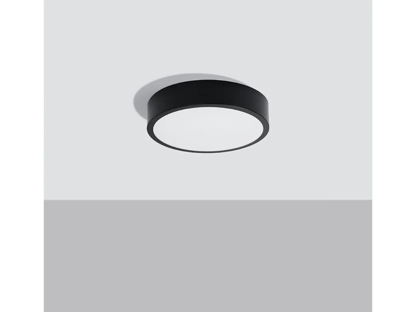 Sollux Lighting Lámparas De Techo Onyx Minimalista De Aluminio - 1 Fuentes Luminosas - L.30 X A.6 Cm - Negro Sale