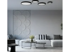 Sollux Lighting Lámparas De Techo Onyx Minimalista De Aluminio - 1 Fuentes Luminosas - L.60 X A.6 Cm - Blanco