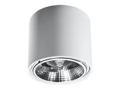 Online Sollux Lighting Lámparas de techo Qioli moderno de aluminio - 1 fuentes luminosas 3000K - L.12 x A.11 cm - Blanco