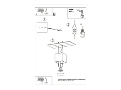 Sollux Lighting Lámparas de techo Quadx moderno de aluminio - 1 fuentes luminosas 3000K - L.10 x A.10 cm - antracita Gris antracita Best