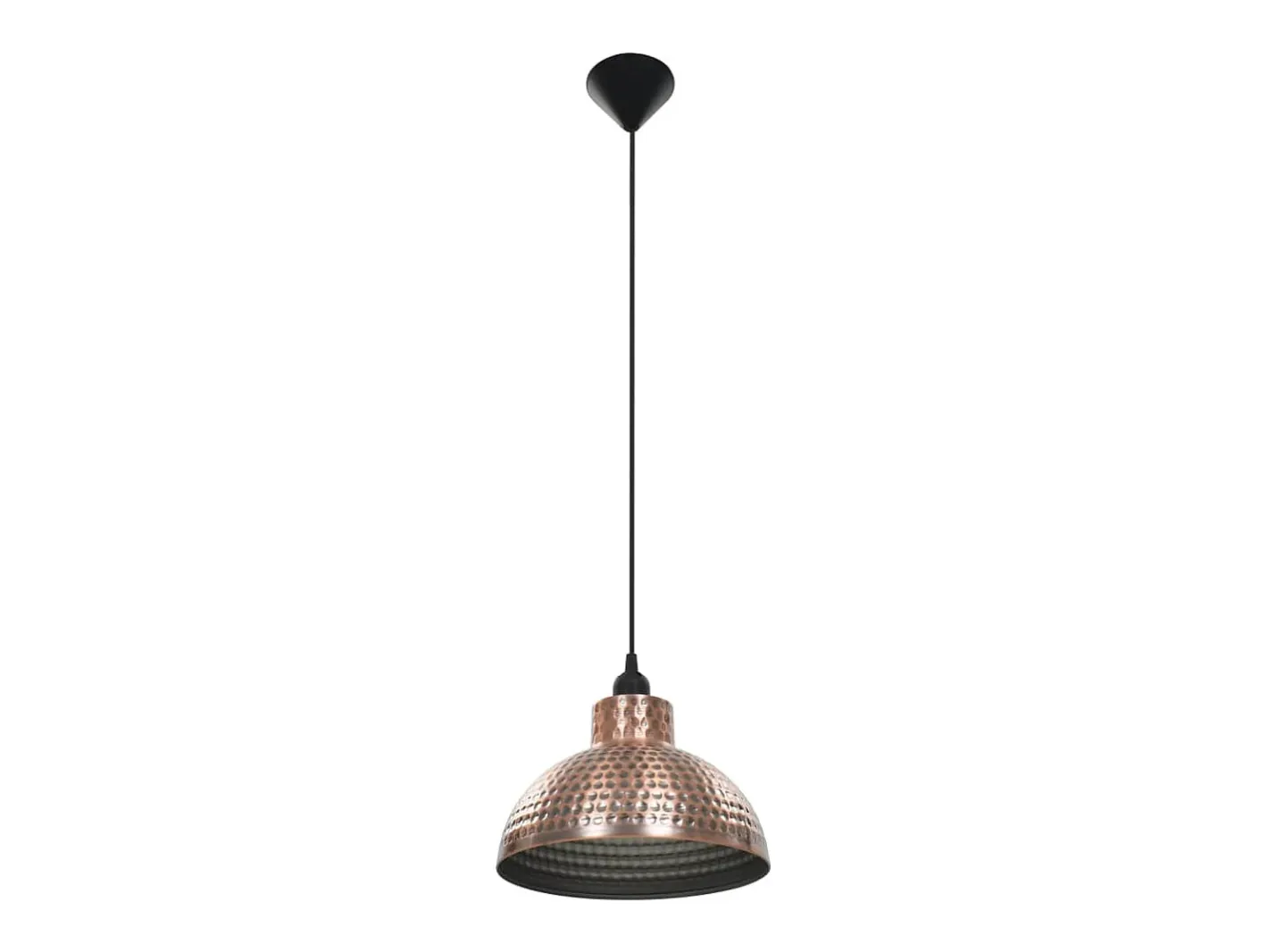 Plafón-Lámparas de techo semiesféricas 2 unidades color cobre ES180918 Marru00f3n