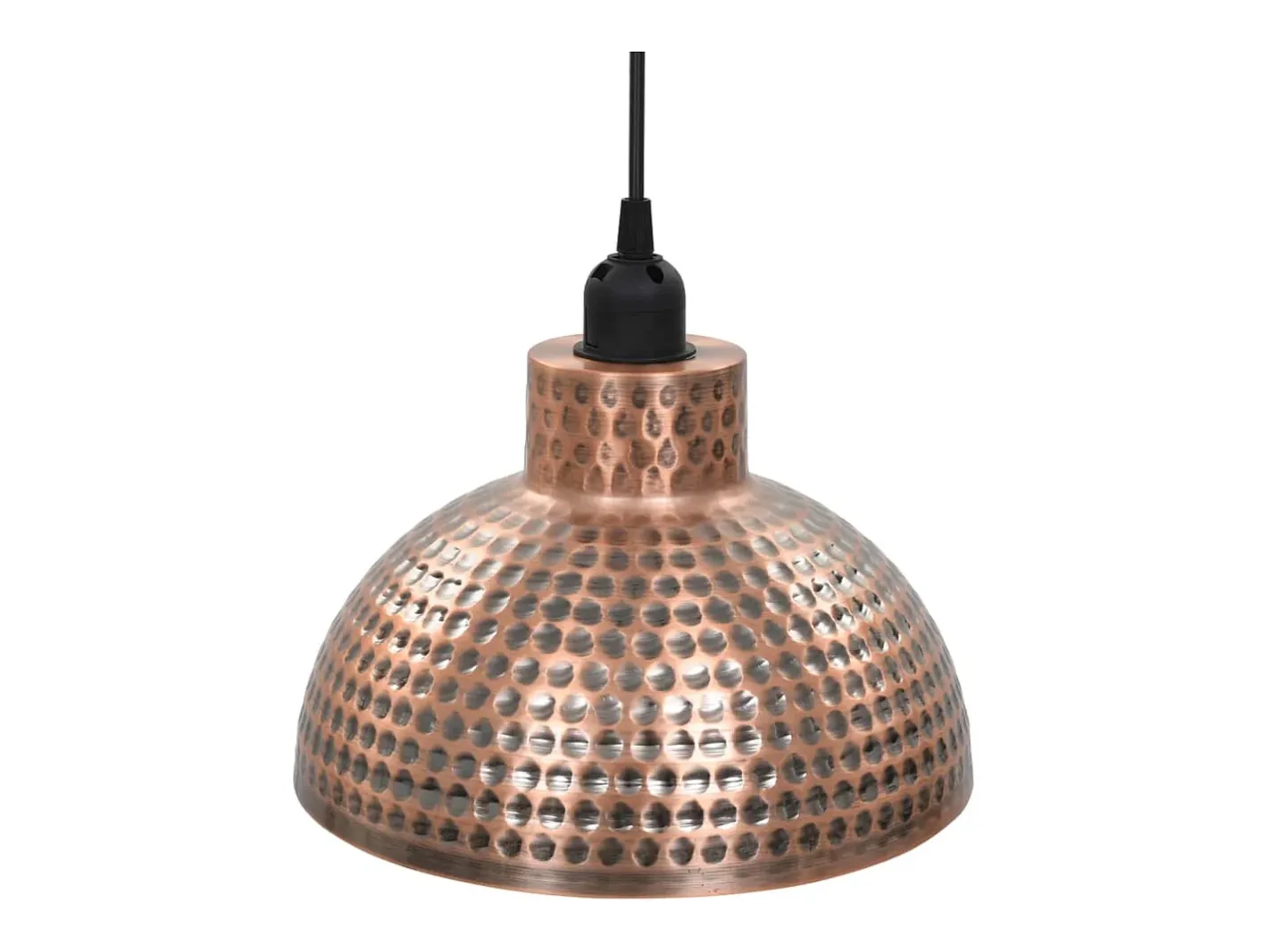 Plafón-Lámparas de techo semiesféricas 2 unidades color cobre ES180918 Marru00f3n