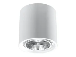 Sollux Lighting Lámparas de techo Shich moderno de cerámica - 1 fuentes luminosas 4000K - L.14,5 x A.14 cm - Blanco New