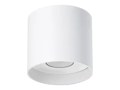 Sollux Lighting Lámparas de techo Shiis minimalista de aluminio - 1 fuentes luminosas 4000K - L.12 x A.11 cm - Blanco Hot