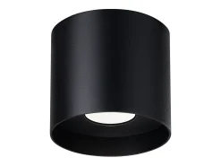 Online Sollux Lighting Lámparas de techo Shiis minimalista de aluminio - 1 fuentes luminosas 3000K - L.12 x A.11 cm - Negro