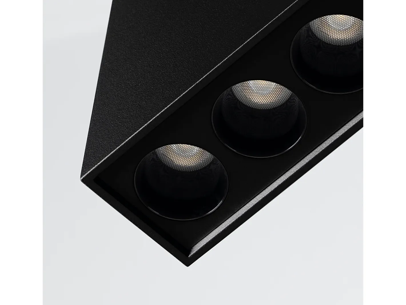Sale Sollux Lighting Lámparas De Techo Sole Minimalista De Aluminio - 5 Fuentes Luminosas - L.13,7 X A.8,3 Cm - Negro