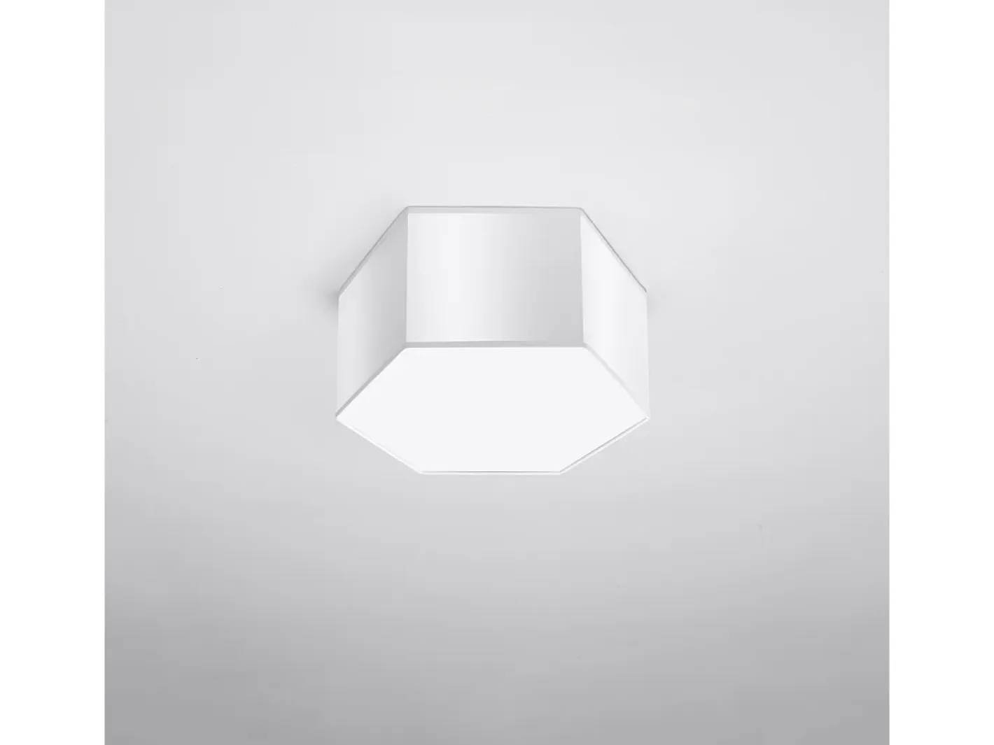 Sollux Lighting Plafón-Lámparas de techo Solinia moderno de CLORURO DE POLIVINILO - 2 fuentes luminosas 3000K - L.30,5 x A.15,5 cm - Blanco