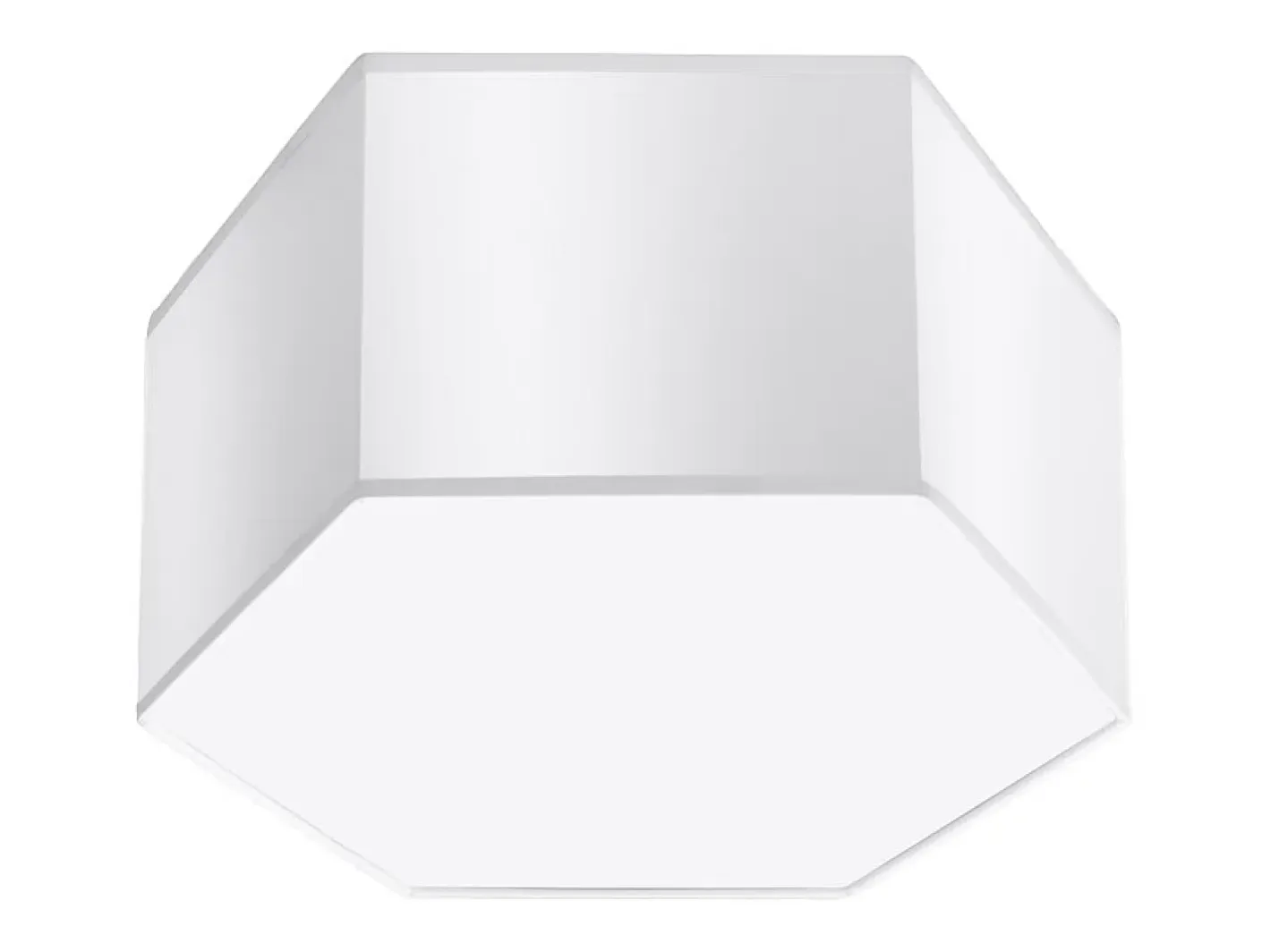 Sollux Lighting Plafón-Lámparas de techo Solinia moderno de CLORURO DE POLIVINILO - 2 fuentes luminosas 3000K - L.30,5 x A.15,5 cm - Blanco
