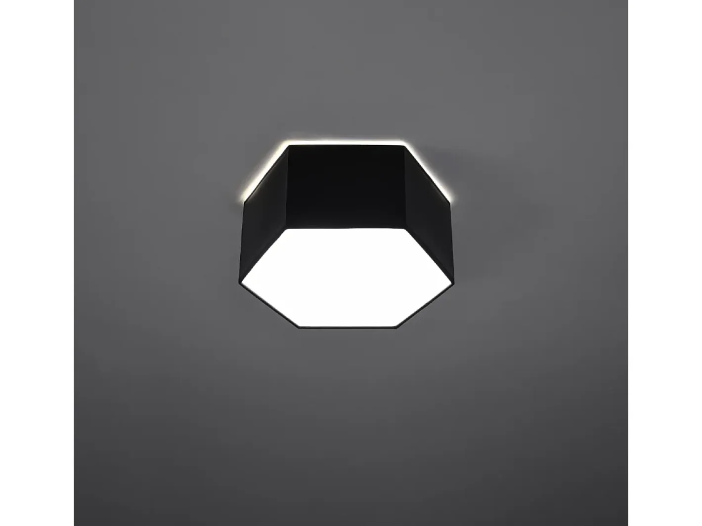 Sale Sollux Lighting Lámparas de techo Solinia moderno de CLORURO DE POLIVINILO - 2 fuentes luminosas 4000K - L.30,5 x A.13,5 cm - Negro