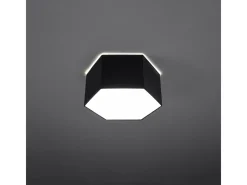 Sollux Lighting Lámparas de techo Solinia moderno de CLORURO DE POLIVINILO - 2 fuentes luminosas 4000K - L.30,5 x A.15,5 cm - Negro Sale