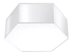 Sollux Lighting Lámparas de techo Solinia moderno de CLORURO DE POLIVINILO - 2 fuentes luminosas 3000K - L.30,5 x A.11,5 cm - Blanco Clearance