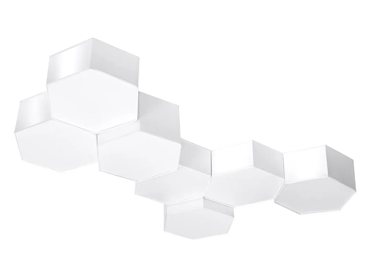 Sollux Lighting Lámparas de techo Solinia moderno de CLORURO DE POLIVINILO - 2 fuentes luminosas 3000K - L.30,5 x A.11,5 cm - Blanco Clearance