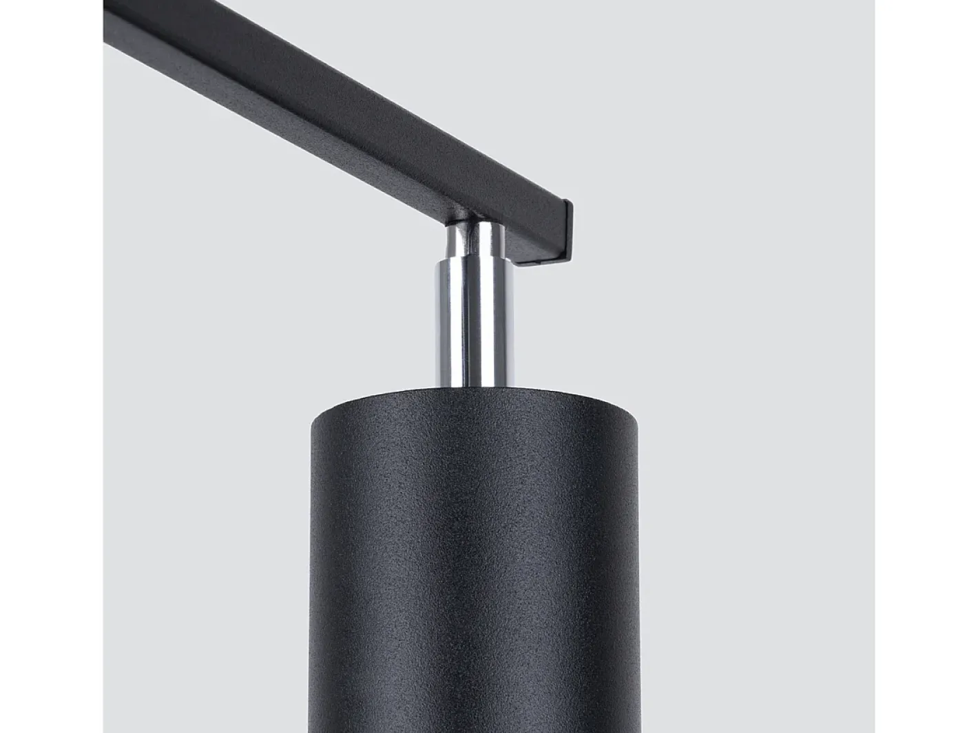 Outlet Sollux Lighting Lámparas de techo Torim minimalista de acero - 3 fuentes luminosas 4000K - L.46 x A.20 cm - Negro