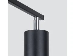 Sale Sollux Lighting Lámparas de techo Torim minimalista de acero - 3 fuentes luminosas 3000K - L.46 x A.20 cm - Negro