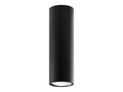 Discount Sollux Lighting Lámparas de techo Toris moderno de acero - 1 fuentes luminosas 4000K - L.6 x A.20 cm - Negro