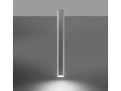 Sollux Lighting Plafón-Lámparas de techo Toris moderno de acero - 1 fuentes luminosas 4000K - L.6 x A.60 cm - Blanco