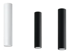 Sollux Lighting Lámparas de techo Toris moderno de acero - 1 fuentes luminosas 4000K - L.6 x A.30 cm - Blanco Outlet