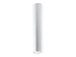 Clearance Sollux Lighting Lámparas de techo Toris moderno de acero - 1 fuentes luminosas 4000K - L.6 x A.40 cm - Blanco