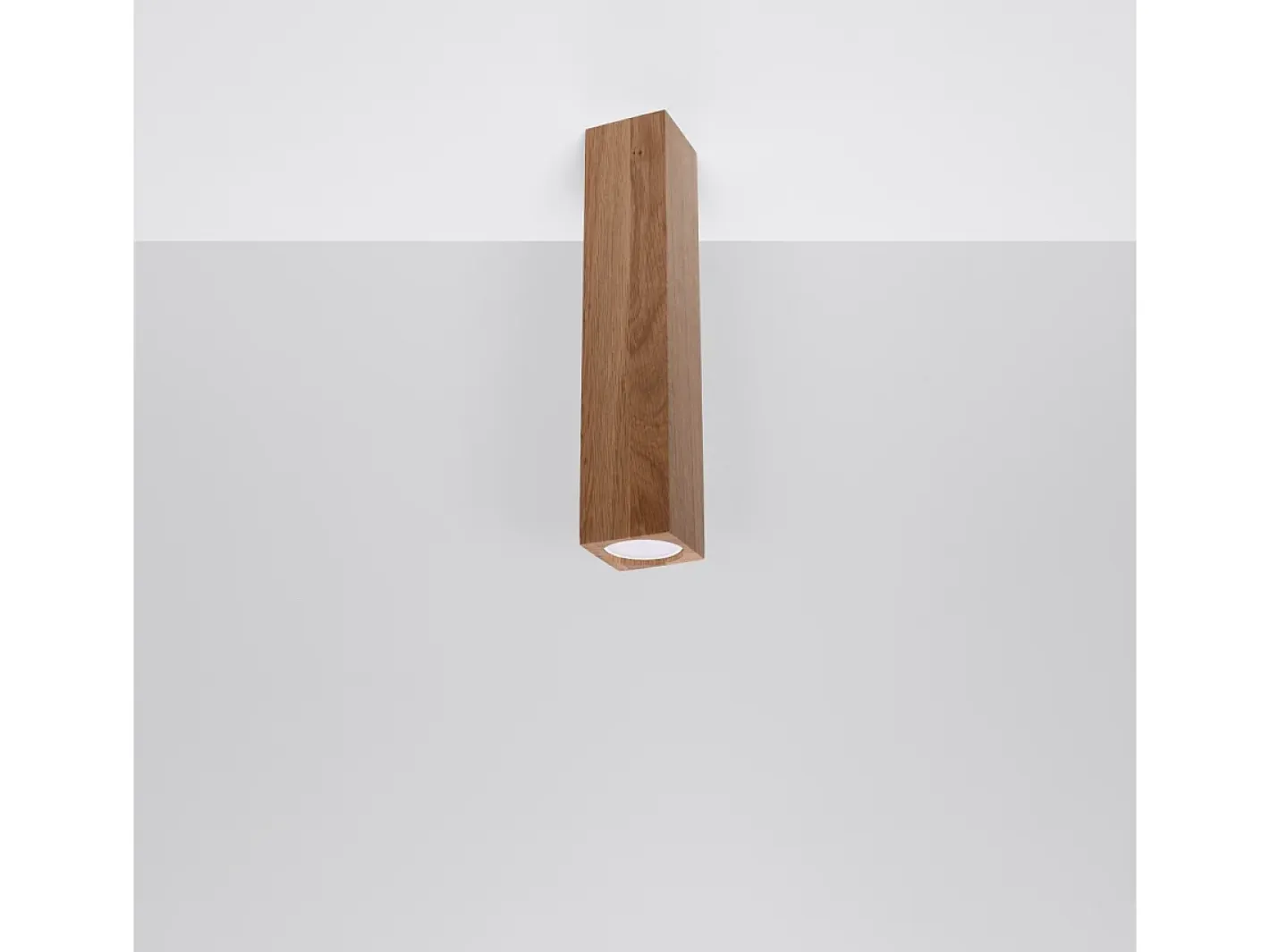 Sollux Lighting Lámparas de techo Zezu escandinavo de madera - 1 fuentes luminosas 3000K - L.6 x A.30 cm - roble Marru00f3n Clearance